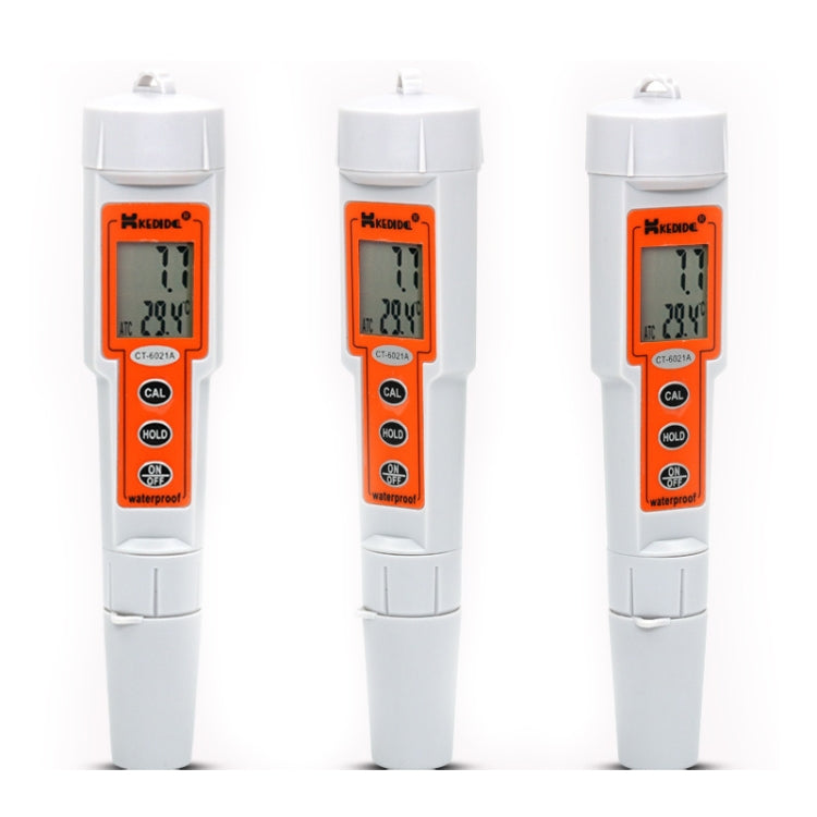 Kedida CT6322 PH Conductivity Temp Meter Portable LCD Digital Water Testing Measurement Pen