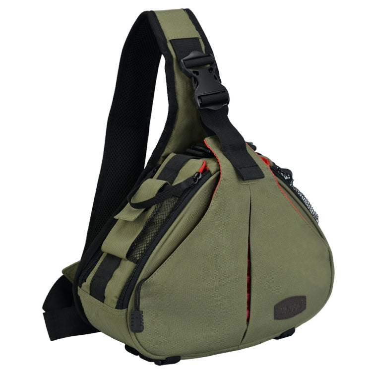 CADeN K1 DSLR Camera Shoulder Waterproof Bag with Rain Cover(Army Green) - free shipping - PMC Jewellery - Order now!