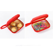 Christmas Cartoon Coin Purse Creative Square Storage Box Key Case(Type 4)
