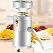130/1800W Household Stainless Steel Refiner Large Capacity  Slurry Separation Fresh Grinding Soymilk Tofu Machine, CN Plug(Silver)