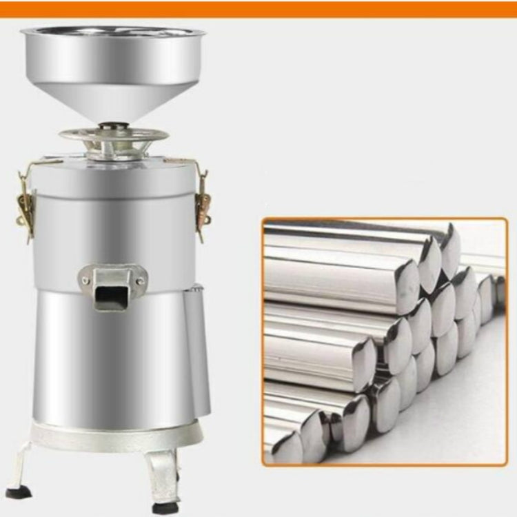 130/1800W Household Stainless Steel Refiner Large Capacity  Slurry Separation Fresh Grinding Soymilk Tofu Machine, CN Plug(Silver)