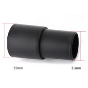 Vacuum Cleaner Connector European Version Inner 32mm Brush Suction Head Adapter Mouth to 35mm Nozzle Head Cleaner Adapter(Black)