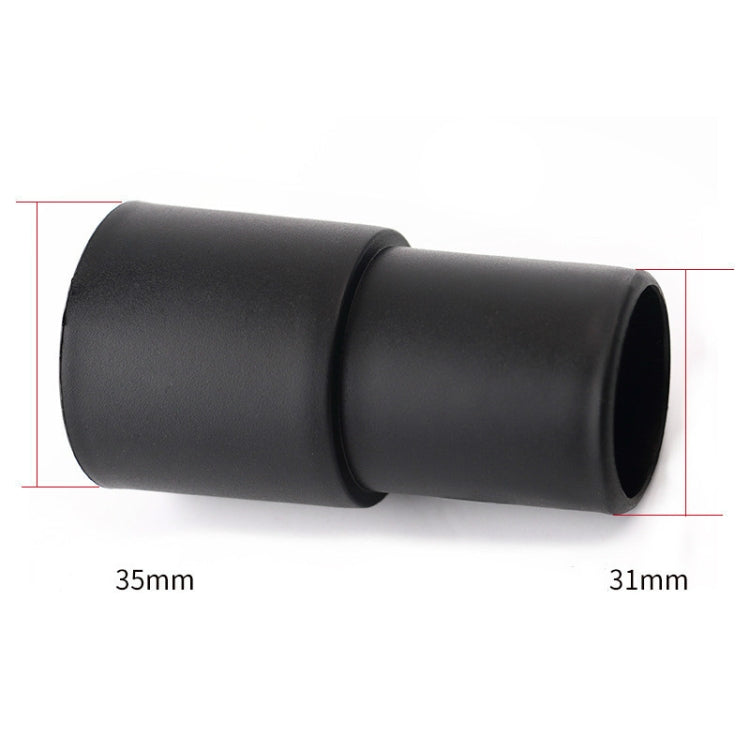Vacuum Cleaner Connector European Version Inner 32mm Brush Suction Head Adapter Mouth to 35mm Nozzle Head Cleaner Adapter(Black)