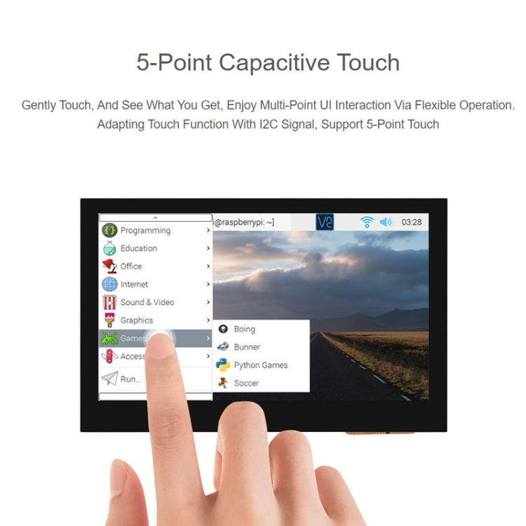 Waveshare 4.3 Inch DSI Display 800��480 Pixel IPS Display Panel, Style:Touch Display - LCD & LED Display Module by Waveshare | Online Shopping South Africa | PMC TechLife | Buy Now Pay Later Mobicred