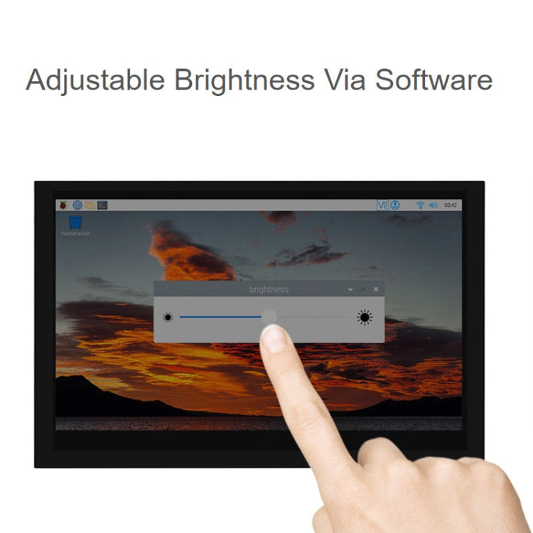Waveshare 4.3 Inch DSI Display 800��480 Pixel IPS Display Panel, Style:Touch Display