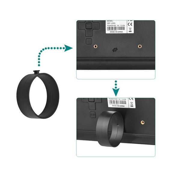 DPF-706-2.4G 7 inch Digital Photo Frame LED Wall Mounted Advertising Machine, Plug:US Plug(Black)