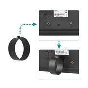DPF-706-2.4G 7 inch Digital Photo Frame LED Wall Mounted Advertising Machine, Plug:EU Plug(White)