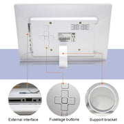 DPF-106 10.1 inch Digital Photo Frame LED Video Advertising Machine, Plug:EU Plug(White)