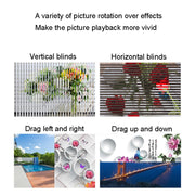 DPF-106 10.1 inch Digital Photo Frame LED Video Advertising Machine, Plug:EU Plug(White)