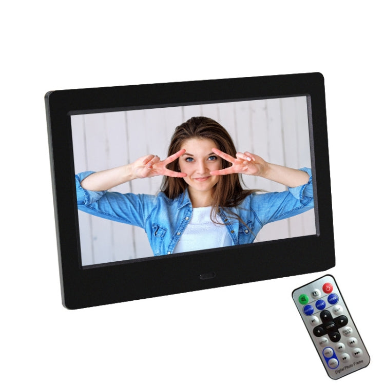 DPF-706 7 inch Digital Photo Frame LED Wall Mounted Advertising Machine, Plug:UK Plug(Black) - free shipping - PMC Jewellery - Order now!