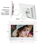 DPF-706 7 inch Digital Photo Frame LED Wall Mounted Advertising Machine, Plug:AU Plug(Black)