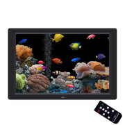 DPF-1201 12 inch 1280x800 Resolution Wall Mounted Advertising Machine LCD Electronic Photo Frame, Plug:US Plug(Black)
