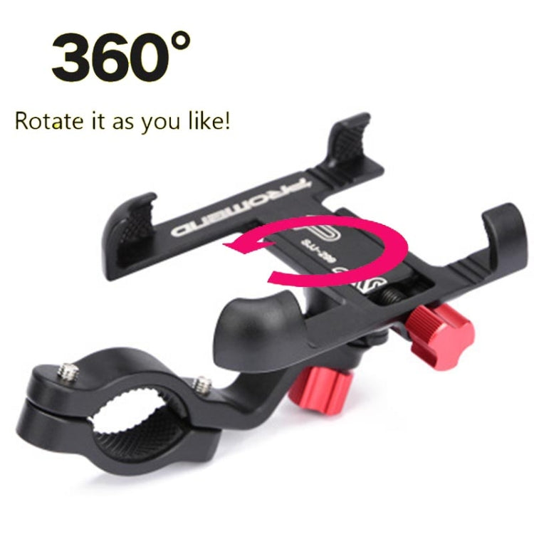 360 Rotate Eagle Claw Bionic Bike Phone Holder Mount Aluminum Bicycle Motocycle Handlebar Cellphone Stand Bracket(Titanium) - Holder by PMC TechLife | Online Shopping South Africa | PMC TechLife | Buy Now Pay Later Mobicred