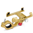 360 Rotate Eagle Claw Bionic Bike Phone Holder Mount Aluminum Bicycle Motocycle Handlebar Cellphone Stand Bracket(Gold) - Holder by PMC TechLife | Online Shopping South Africa | PMC TechLife | Buy Now Pay Later Mobicred