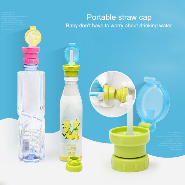 Children Portable Bottled Drinks Anti-overflow Anti-squash Replacement Straw Cap(Green) - Drinking Tools by PMc TechLife | Online Shopping South Africa | PMc TechLife | Buy Now Pay Later Mobicred