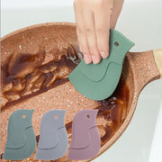 4 PCS Penguin Shape Soft Scraper Kitchen Baking Gadget(Dark Green)