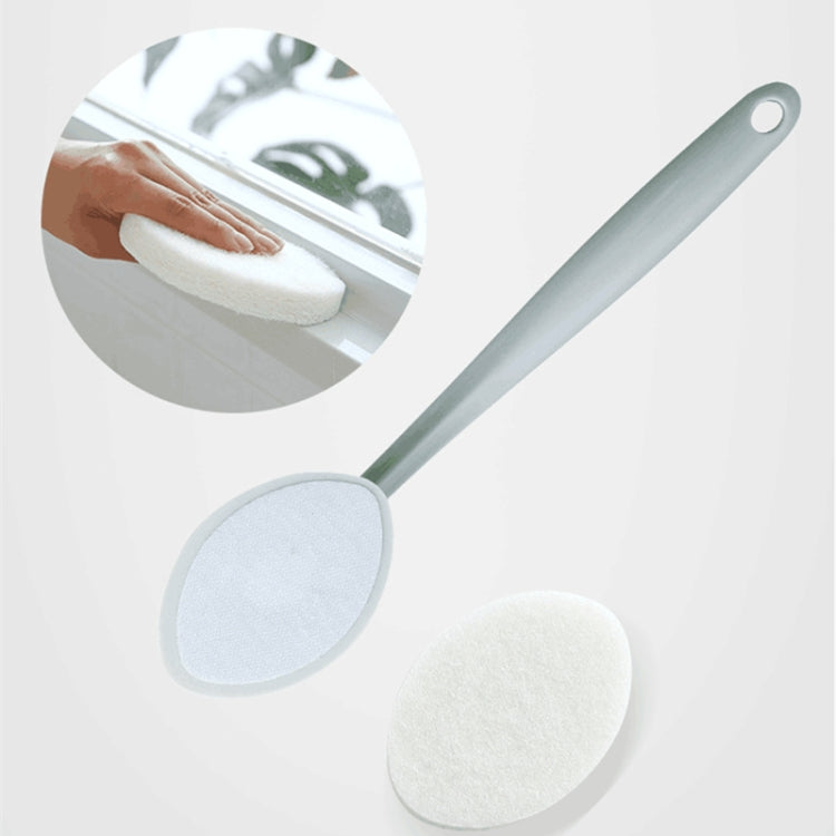 Bathroom Long Handle Cleaning Sponge Brush Floor Tile Decontamination Scouring Pad(Pink) - Cleaning Tools by PMc TechLife | Online Shopping South Africa | PMc TechLife | Buy Now Pay Later Mobicred