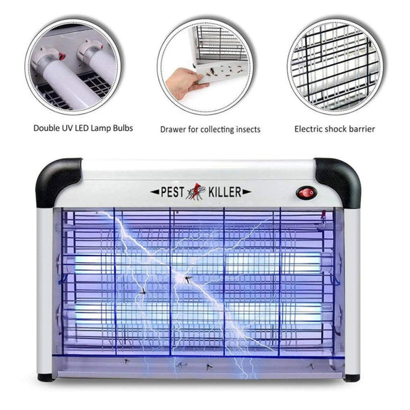 Fluorescent Lamp Household Electric Shock Mosquito Killer UV High Pressure Mosquito Killer(UK  Plug)