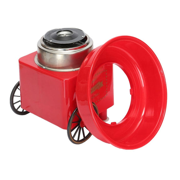 Retro Trolley Mini Cotton Candy Machine, Specification:European Regulations 220 V(Red)