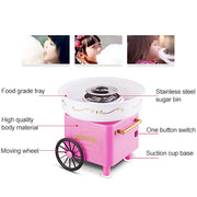 Retro Trolley Mini Cotton Candy Machine, Specification:Australian Regulations 220 V(Red)
