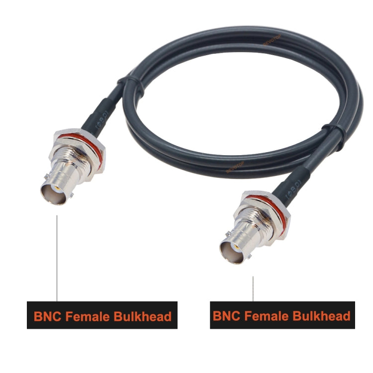 BNC Female To BNC Female RG58 Coaxial Adapter Cable, Cable Length:10m