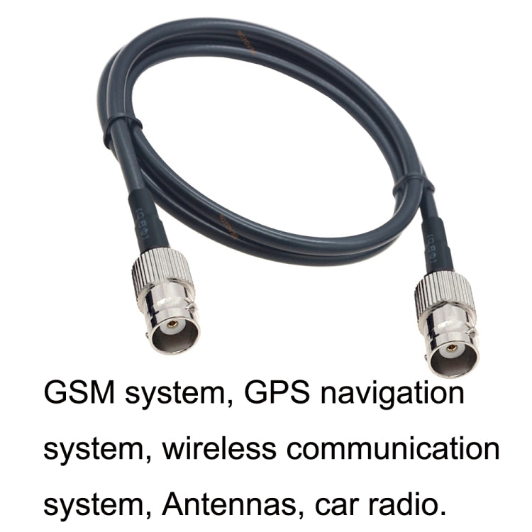 BNC Female To BNC Female RG58 Coaxial Adapter Cable, Cable Length:10m