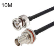 BNC Female With Waterproof Circle To BNC Male RG58 Coaxial Adapter Cable, Cable Length:10m - free shipping - PMC TechLife - Order now!