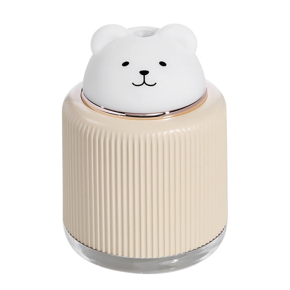 Light Pet Humidifier USB Night Light Home Bedside Lamp Sleep Mute Energy-saving Lamp(Yellow Bear)