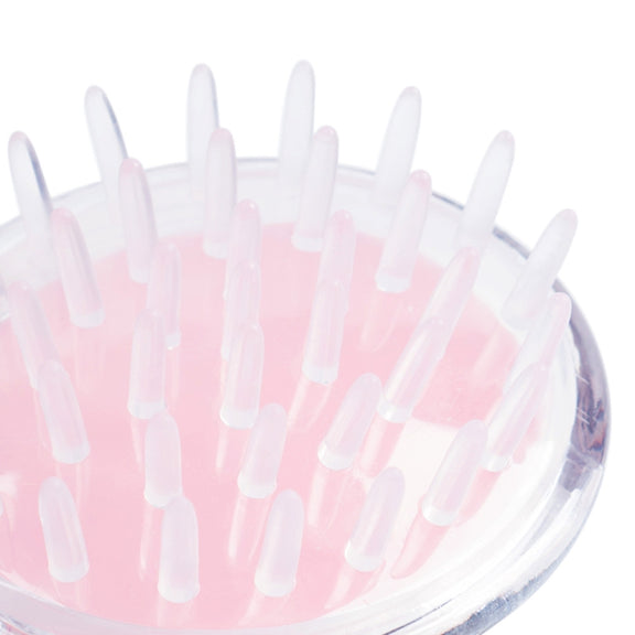 5pcs Household Head Hand-held Silicone PVC Massage Brush(Blue)