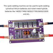 Lead-Acid Battery Version 12V Digital Display DIY Battery Spot Welding Machine Pen Control, Style:6 Square Pen With Case