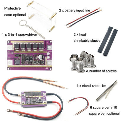 Lead-Acid Battery Version 12V Digital Display DIY Battery Spot Welding Machine Pen Control, Style:10 Square Pen With Case - Others by PMC Jewellery | Online Shopping South Africa | PMC Jewellery | Buy Now Pay Later Mobicred