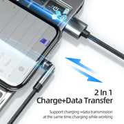 CC57 8 Pin + Type-C/USB-C + Micro USB Magnetic Interface Rotating Fast Charging Data Cable, Cbale Length: 1m(Black)