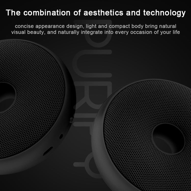 Portable Donut Electric Air Purifier Home Car Anion Ozone Deodorizer(White) - free shipping - PMC Jewellery - Order now!