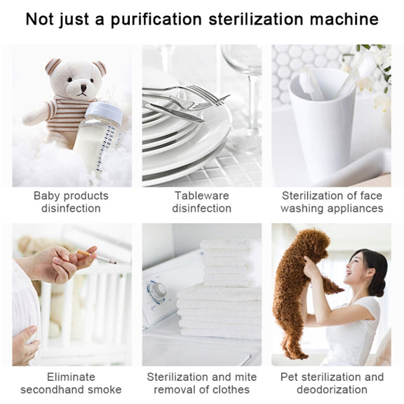Portable Donut Electric Air Purifier Home Car Anion Ozone Deodorizer(White)