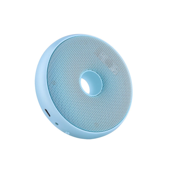 Portable Donut Electric Air Purifier Home Car Anion Ozone Deodorizer(Blue)