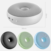 Portable Donut Electric Air Purifier Home Car Anion Ozone Deodorizer(Blue)