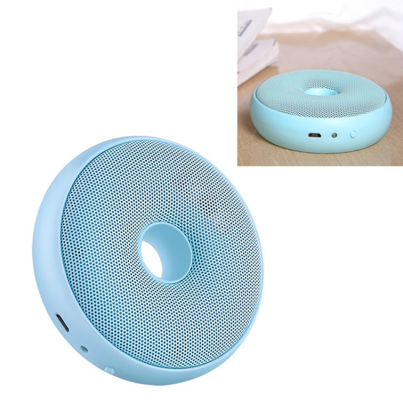 Portable Donut Electric Air Purifier Home Car Anion Ozone Deodorizer(Blue)