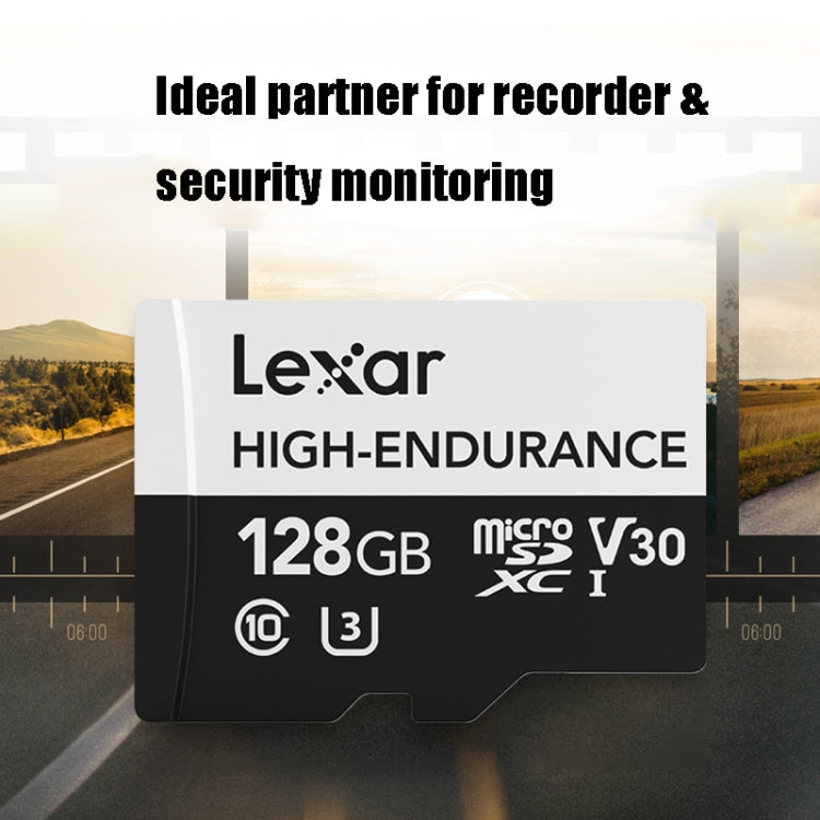 Lexar MicroSDHC 128GB High-endurance Driving Recorder Video Surveillance Camera TF Memory Card Video Card - free shipping - PMC Jewellery - Order now!