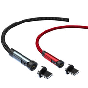 CC57 8Pin Magnetic Interface Rotating Fast Charging Data Cable, Cable Length: 1m(Black)