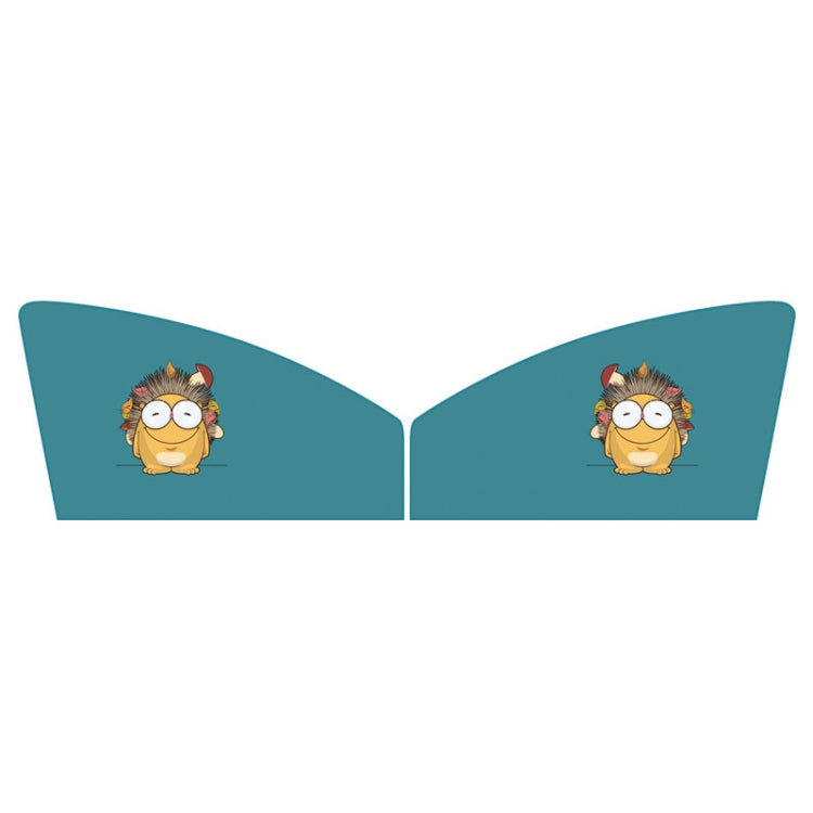 1 Pair Car Window Magnet Sunshade Curtain Heat Insulation Sun Block(Hedgehog) - Sound & Heat Insulation Cotton by PMC TechLife | Online Shopping South Africa | PMC TechLife | Buy Now Pay Later Mobicred