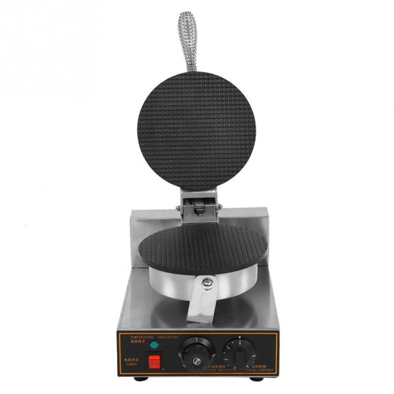 Electric Waffle Maker Egg Roll Maker DIY Ice Cream Cone Machine Crispy Omelet Machine, Plug Type:US Plug