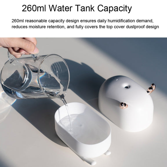 SOTHING DSHJ-H-009 260ML Deer Air Humidifier USB Home Atmosphere Night Light Air Purifier(White)