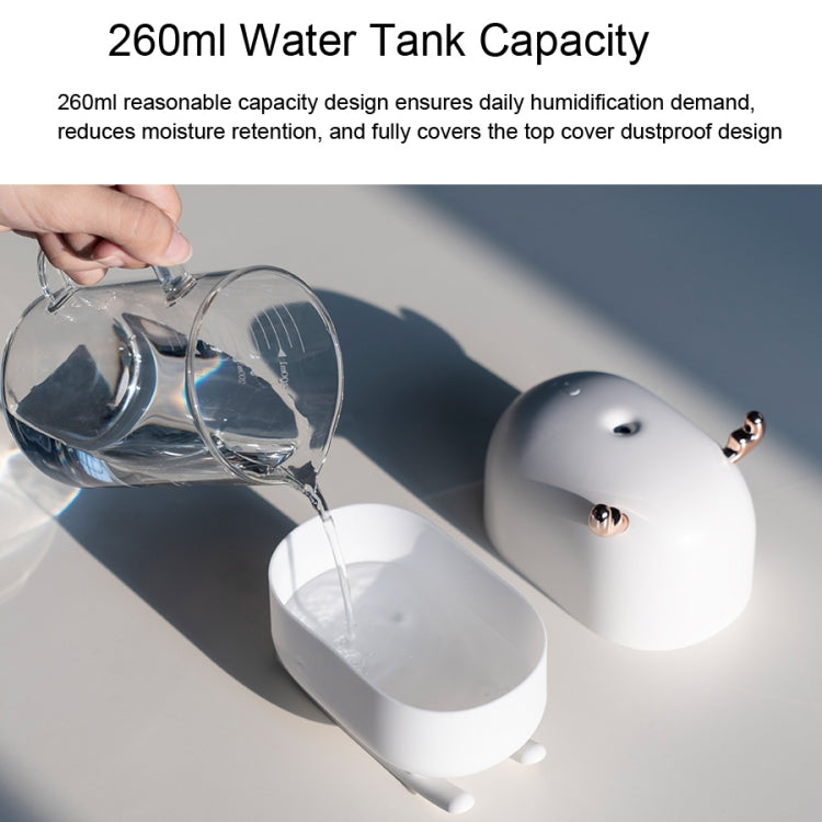 SOTHING DSHJ-H-009 260ML Deer Air Humidifier USB Home Atmosphere Night Light Air Purifier(White)