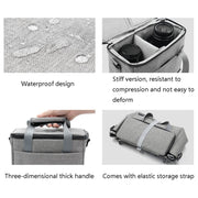 Baona BN-H001 Digital Camera Bag Casual Portable Camera Water-resistant Bag, Size:Medium(Gray)