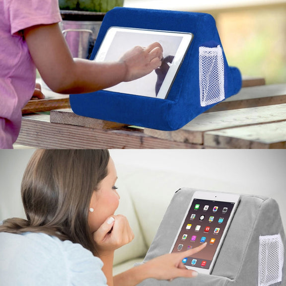 Laptop Holder Tablet Pillow Multifunction Laptop Cooling Pad Rest Cushion(Black)
