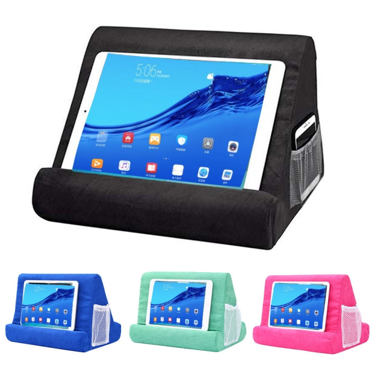 Laptop Holder Tablet Pillow Multifunction Laptop Cooling Pad Rest Cushion(Rose Red)
