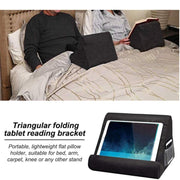 Laptop Holder Tablet Pillow Multifunction Laptop Cooling Pad Rest Cushion(Grey)