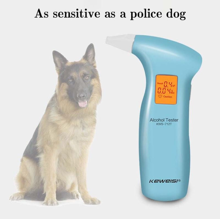 Keweis Portable Blowing Alcohol Tester( KWS-712T Blue) - Breath Alcohol Tester by PMC TechLife | Online Shopping South Africa | PMC TechLife | Buy Now Pay Later Mobicred