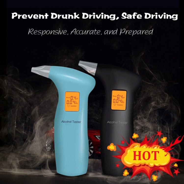 Kewesi Portable Blowing Alcohol Tester(KWS-712T Black) - Breath Alcohol Tester by PMC Jewellery | Online Shopping South Africa | PMC Jewellery | Buy Now Pay Later Mobicred