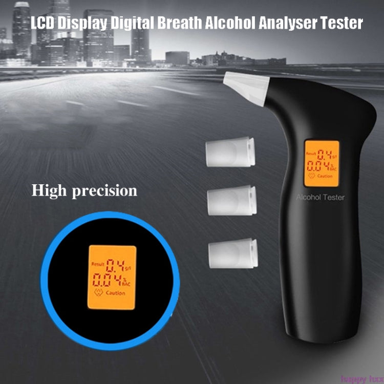 Kewesi Portable Blowing Alcohol Tester(KWS-712T Black) - Breath Alcohol Tester by PMC Jewellery | Online Shopping South Africa | PMC Jewellery | Buy Now Pay Later Mobicred